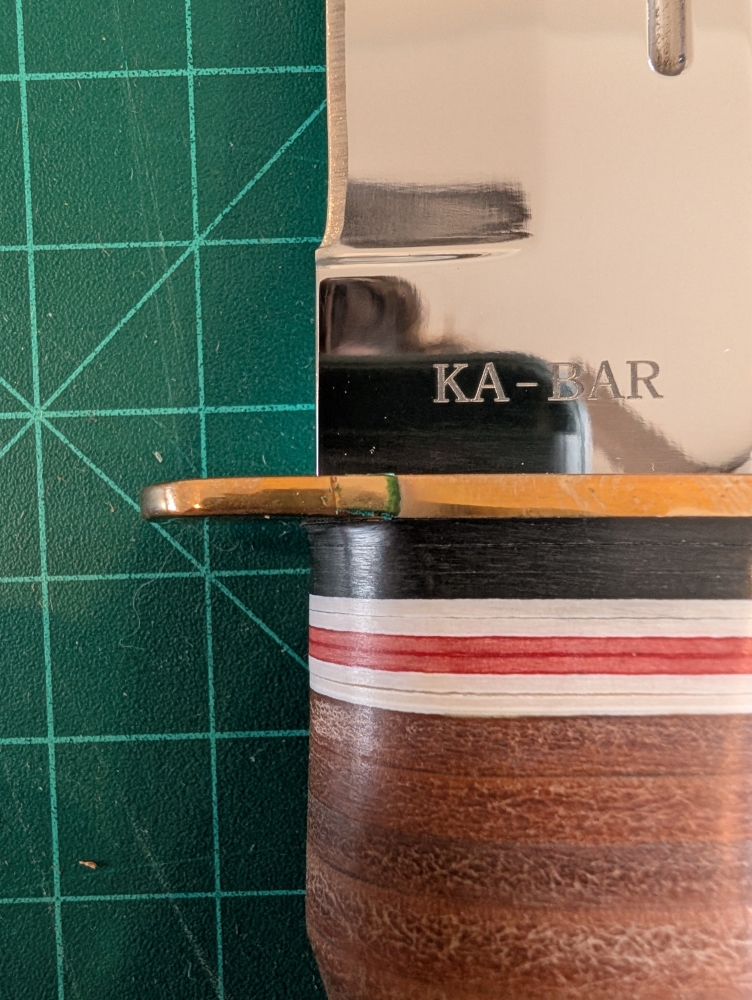 Ka-Bar Marine Hunter Fixed Blade Knife with Sheath (Ka1235)