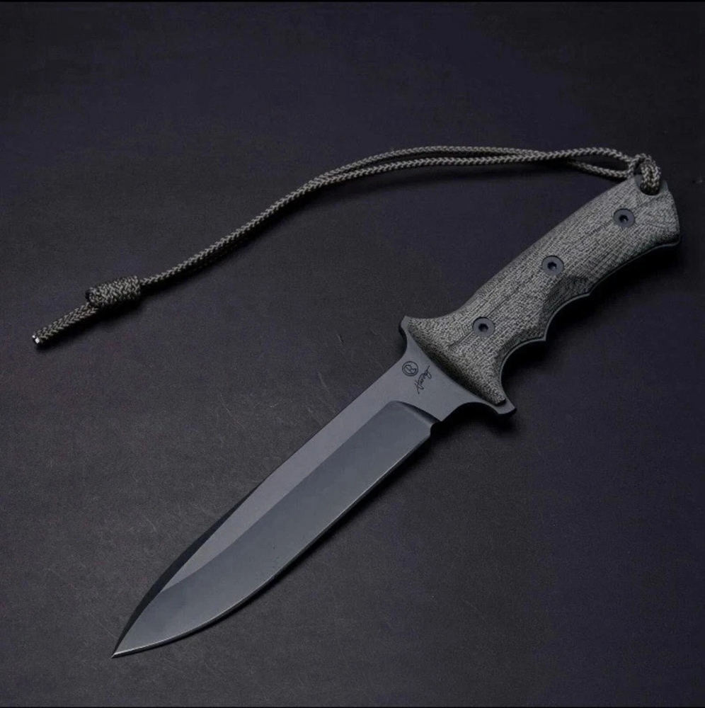 NEW! Chris Reeve CRK Green Beret 7\" MagnaCut Black Cerakote Plain Edge Harsey