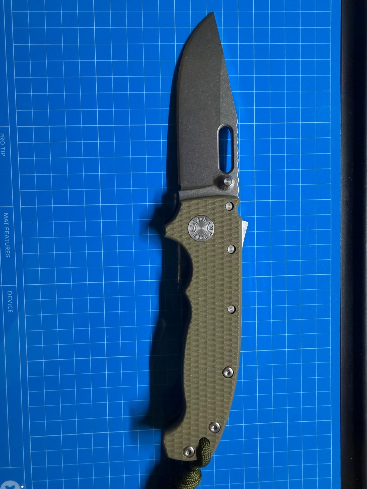Demko AD20 clip point MagnaCut G10 OD green