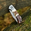Handcrafted Damascus Copper Knife – Premium Masterpiece with Sheath & Sharpener