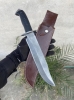 Handmade 5160 Spring Steel Hunting Predator Knife With Black Micarta Handle 