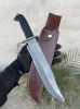 Handmade 5160 Spring Steel Hunting Predator Knife With Black Micarta Handle 