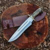 Seraphim Falls Bowie Knife: Muela Magnum Stag 26 Replica, Real Stag Horn Handle