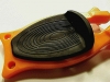 New patent hunting knife sharpener that relines and hones blades