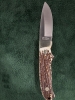Uncle Henry/schrade 1100088 fixed blade with Staglon handle.