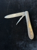 Antique Coin Silver Fruit Knife w/Nut Pick