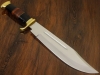 Premium Classic Bowie Knife – Clip Point | Brass Guard | Leather Sheath