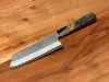 Nigara 180mm K-Tip Nakiri Aogami Super with custom handle
