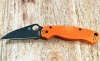 Spyderco Paramilitary 2 G10 Orange CTS-XHP Wharncliffe Cutlery Shoppe Exclusive 