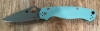 Spyderco Paramilitary 2 Teal G10 CPM S90V 