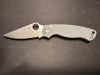 Spyderco Paramilitary 2 Knife Dark Gray G-10 (3.4\" Stonewash Maxamet) C81GPDGY2