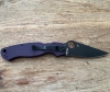 Spyderco Paramilitary 2 DLT Exclusive Purple G10 w/ Black CPM CRU-WEAR