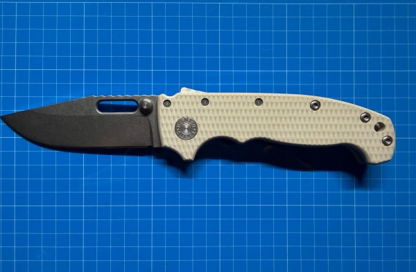 Demko AD20S Clip Point MagnaCut G10 Tan 