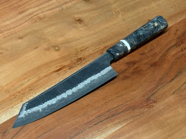 Hatsukokoro x Nigara Itadaki 240mm coreless A2/B2 Damascus K-Tip Gyuto