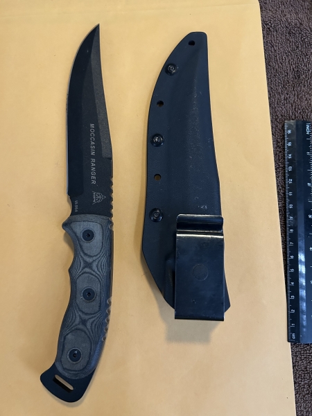 TOPS Moccasin Ranger W-954 w/Kydex Sheath