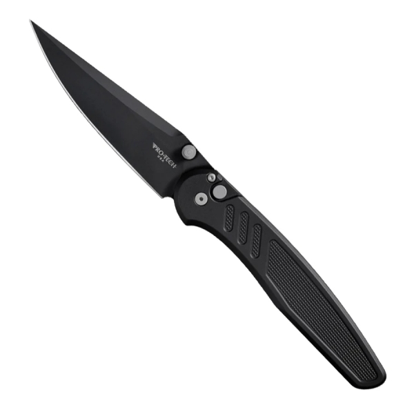 New Pro-Tech Avalon PN1103 Peace Neighbor MagnaCut Black DLC Manual Knife USA