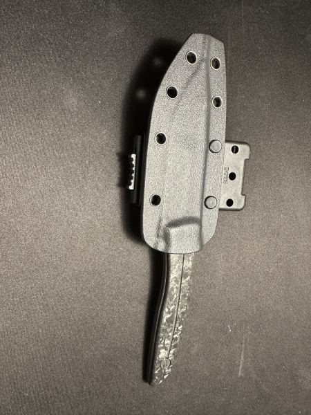 We Knife Co Ltd Reazio Shredded Carbon Fiber CPM 20CV Fixed Blade Knife 921B