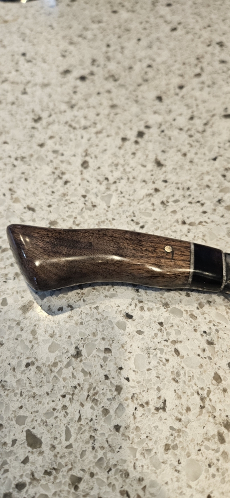 6 inch \"Ghost san mai\" integral santoku