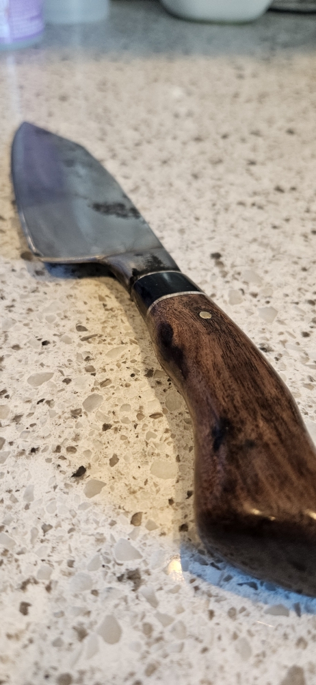 6 inch \"Ghost san mai\" integral santoku