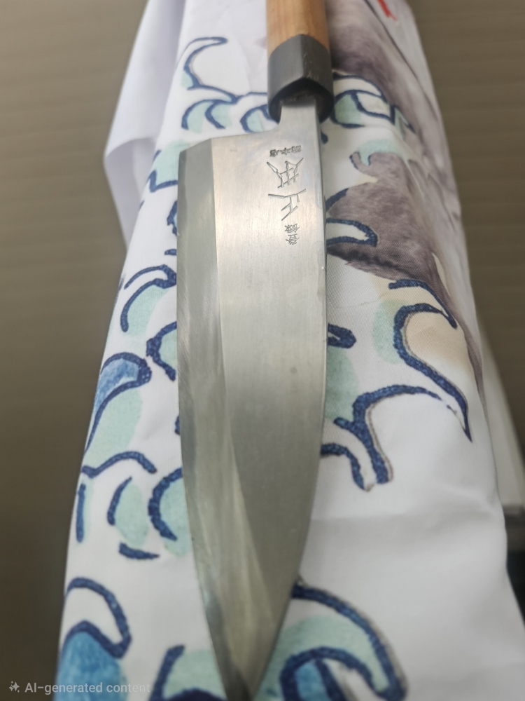 Japanese Santoku Masamoto Sohonten Knife 185 mm