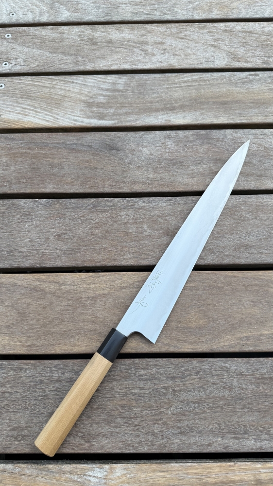 Naoki Mazaki Migaki sujihiki Shirogami #2 300mm