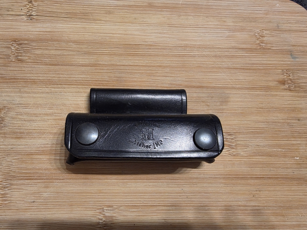 Le Morta - Atelier JHP - Handcrafted French Knife - Fossilized Oak Handle