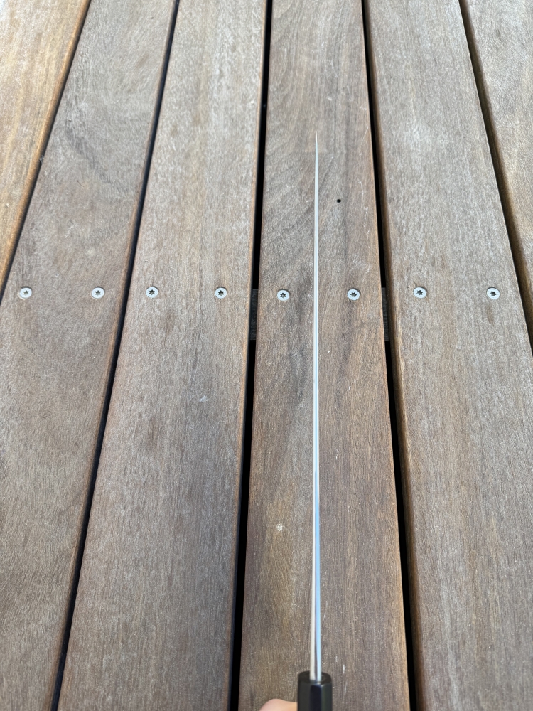 Naoki Mazaki Migaki sujihiki Shirogami #2 300mm