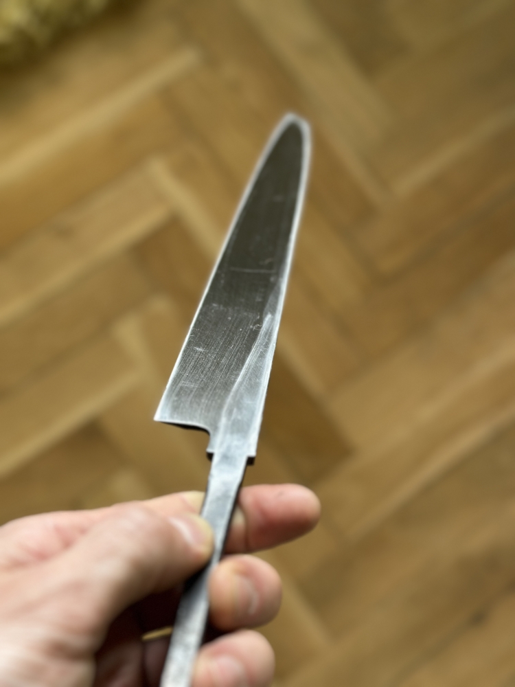 Japanese Chef's Knife *blade only* Sakai Tanzo white 3 Kengata Yanagiba 270 mm Brand new, straight from Sakai