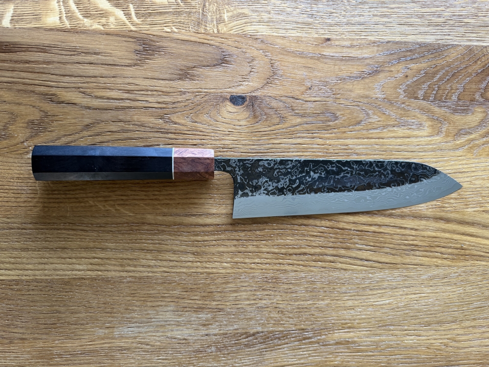 Masashi SLD stainless clad 210mm gyuto.