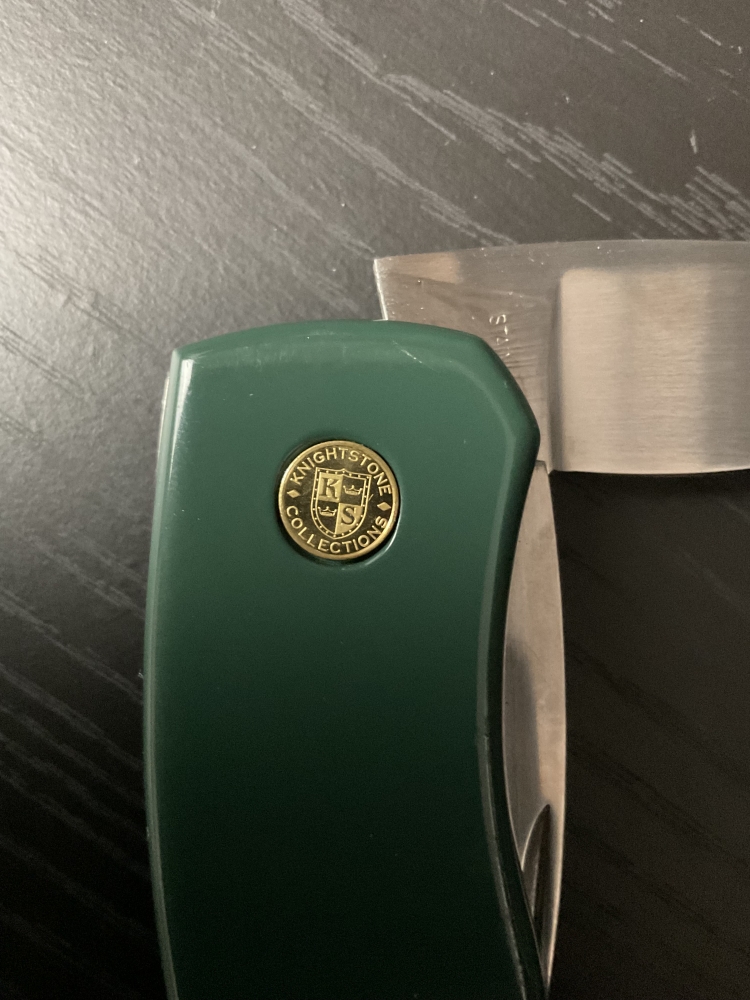 Two Franklin Mint 1970’s Playboy folding knives with nude photo 