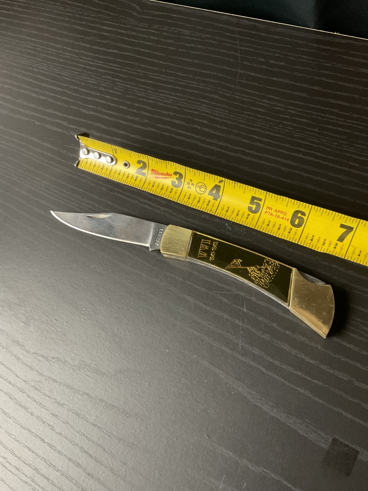 WWII commemorative pocket folding knife