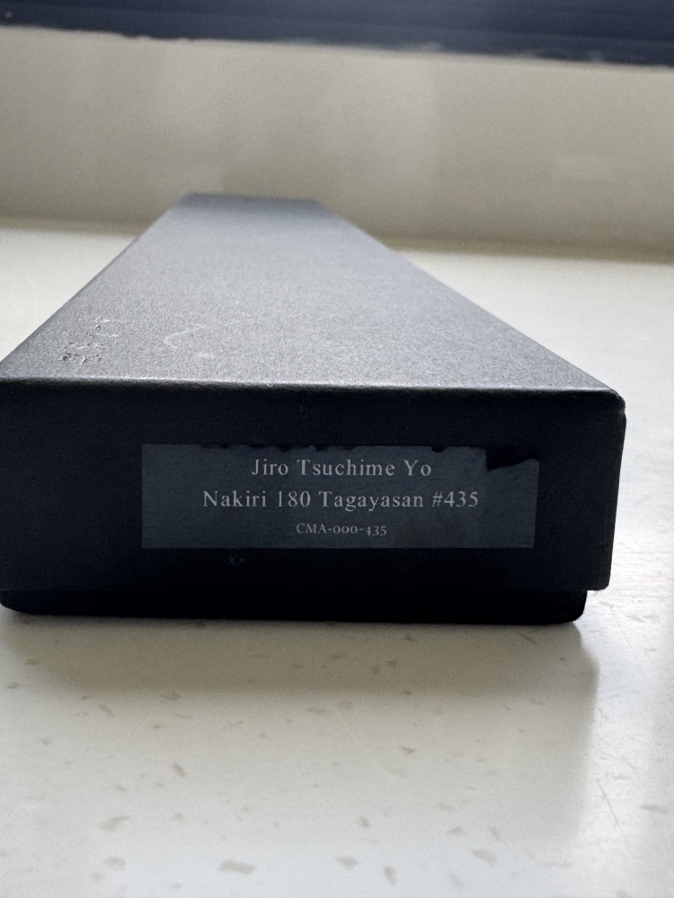 #435 Jiro 180mm Yo Handle Nakiri