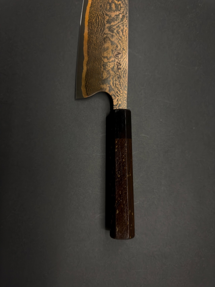 Narin Phe Apex Tiger 210mm Gyuto Chef’s knife Wa Wenge Handle