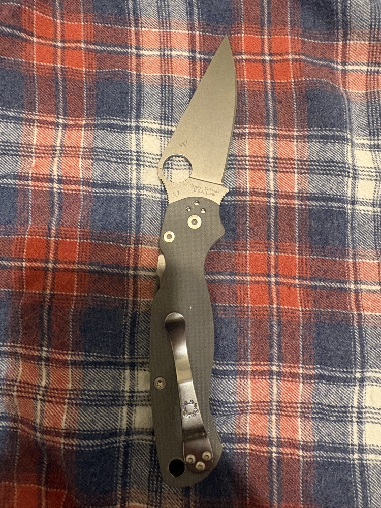 SPYDERCO PARA 2 grey maxamet