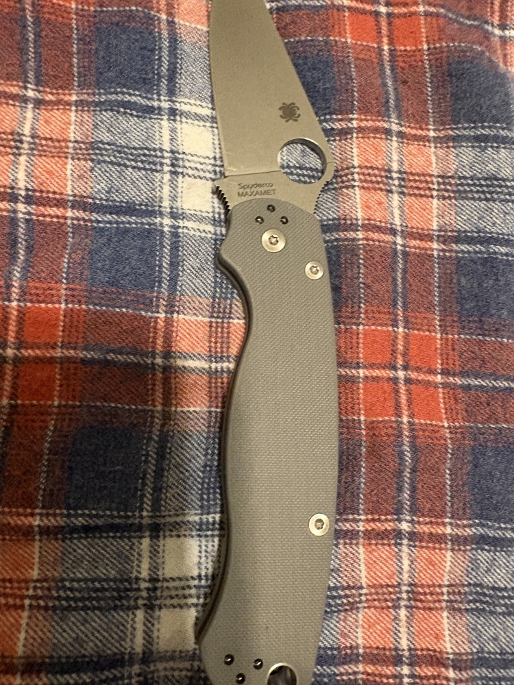 SPYDERCO PARA 2 grey maxamet