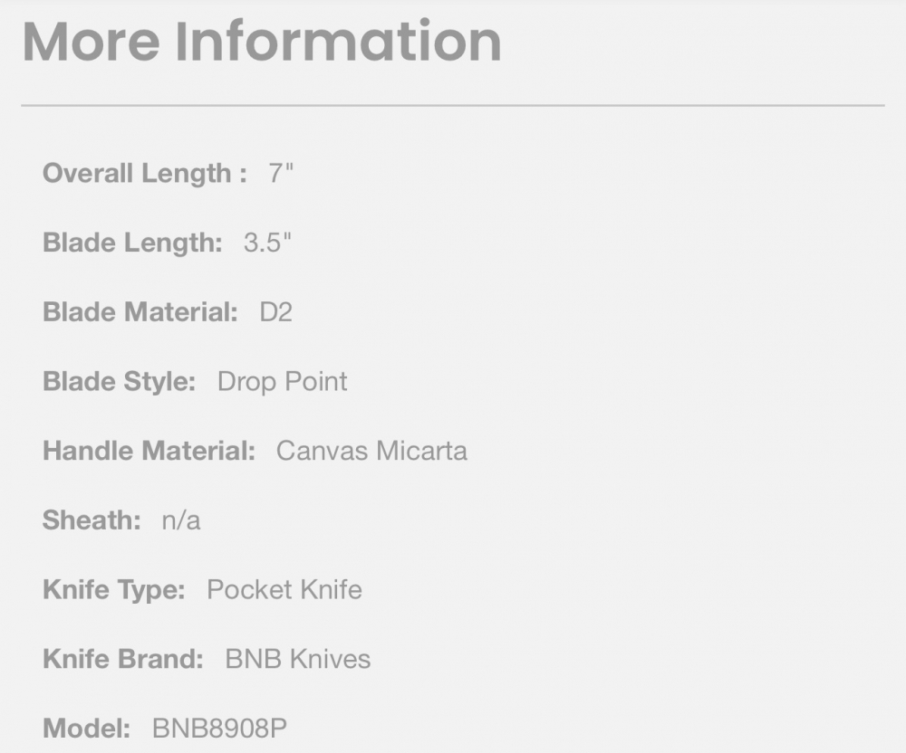 BucknBear Knives OD Palisade