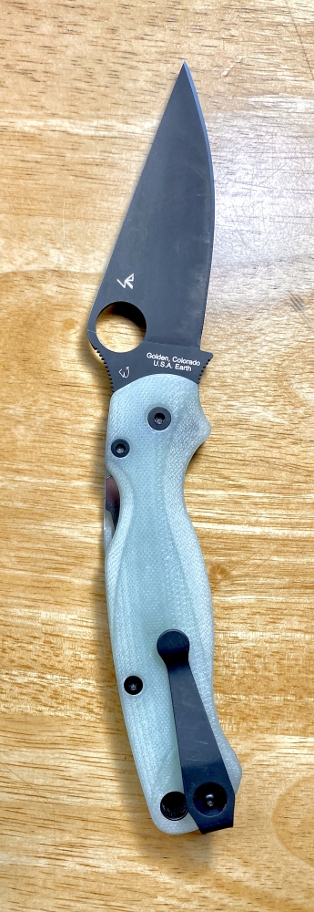 Spyderco C81GPPRBK2 Para 2 - CPM Cruwear - DLT Exclusive