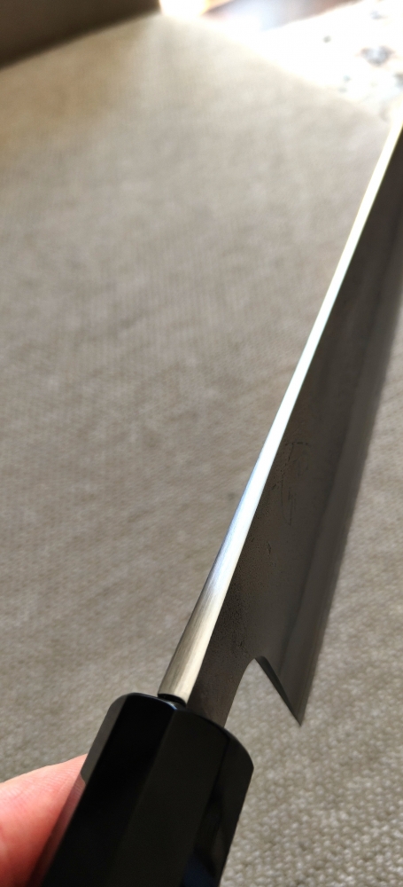 Yoshikane Hamono White #2 Nashiji Kiritsuke Gyuto 240mm - Wenge Handle - NEW