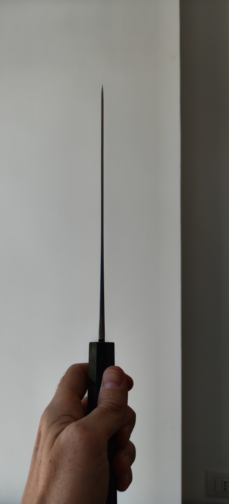 Yoshikane Hamono White #2 Nashiji Kiritsuke Gyuto 240mm - Wenge Handle - NEW