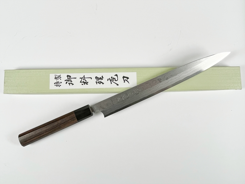 Hideo Kitaoka Shiro 2 Dam Yanagiba 300mm  BNIB Japanese Kitchen Knife