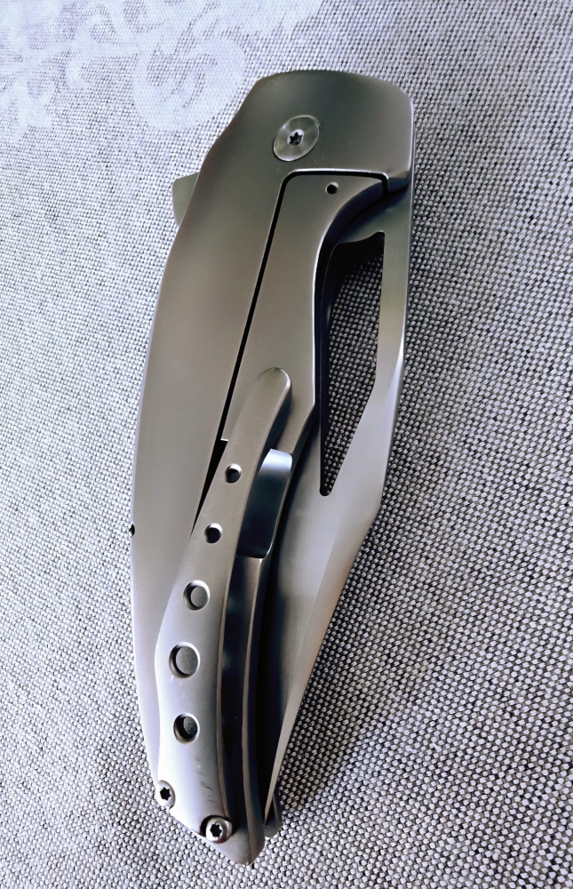 TASHI BHARUCHA custom made flipper knife