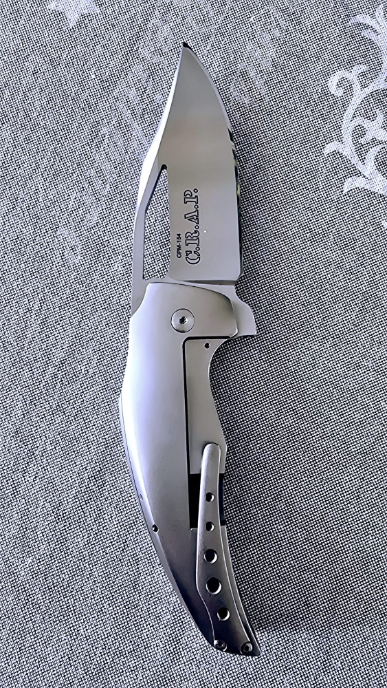 TASHI BHARUCHA custom made flipper knife