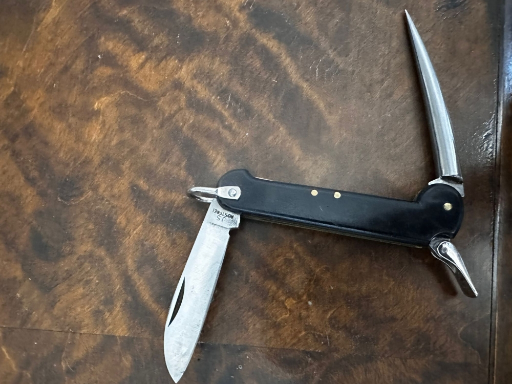 Original West German Navy Knife Bordmesser – Jürgen Stamm (JS) Solingen – Cold War Issue