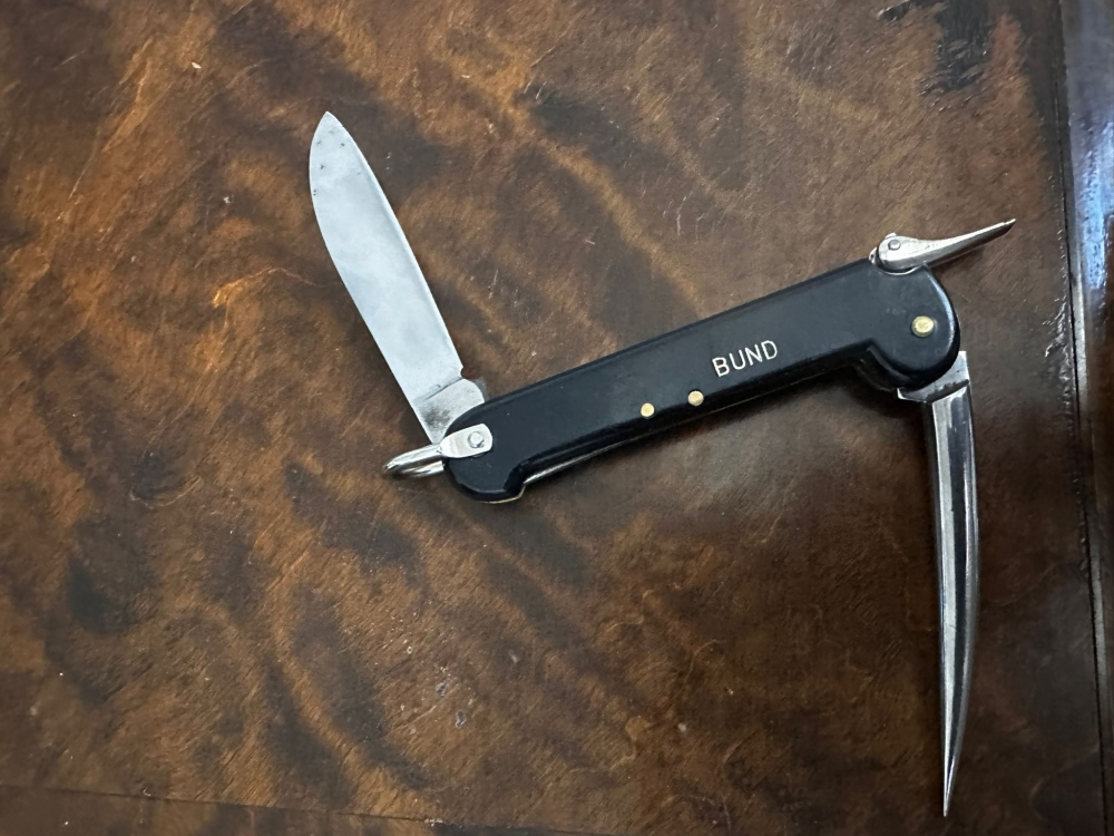 Original West German Navy Knife Bordmesser – Jürgen Stamm (JS) Solingen – Cold War Issue