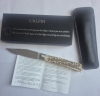 L'Alpin French Folding Knife – Deer Antler Handle – X35Cr16N Steel – Boxed