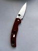 Spyderco Native Chief Sprint Run (C244GPBORE) with REX 45 blade steel and a \"Burnt Orange\" Handle Color in Excellent Condition