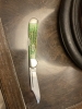 Case XX USA 1998 Lizard Skin Burnt Lite Green Bone Copperlock Knife 