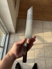 Nakagawa Satoshi Aogami 1 Damascus Kiritsuke 21 cm