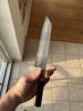 Nakagawa Satoshi Aogami 1 Damascus Kiritsuke 21 cm