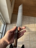 Nakagawa Satoshi Aogami 1 Damascus Kiritsuke 21 cm